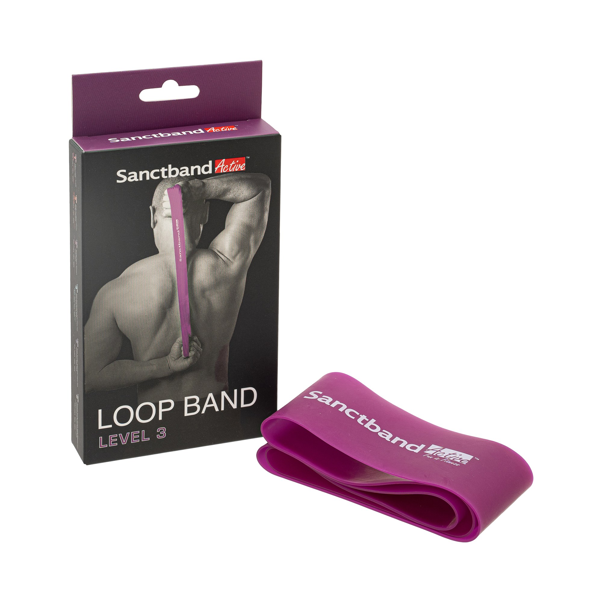 Sanctband Active Loop Fitnessband | Purpur - stark | 66 cm Umfang