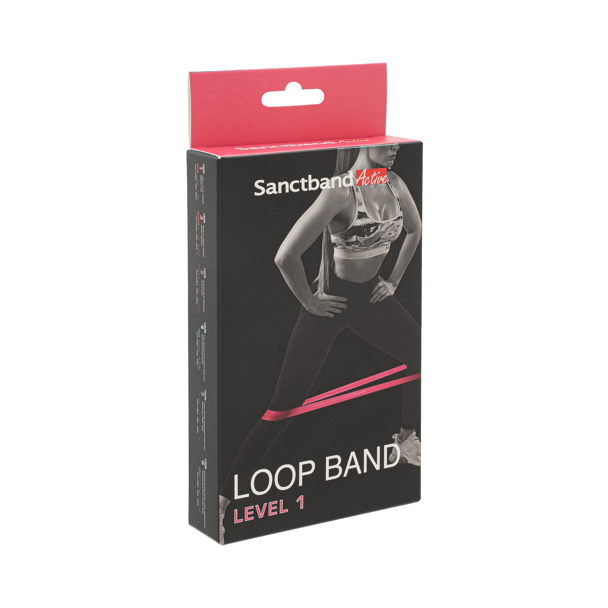 Sanctband Active Loop Fitnessband | Pink - leicht | 66 cm Umfang
