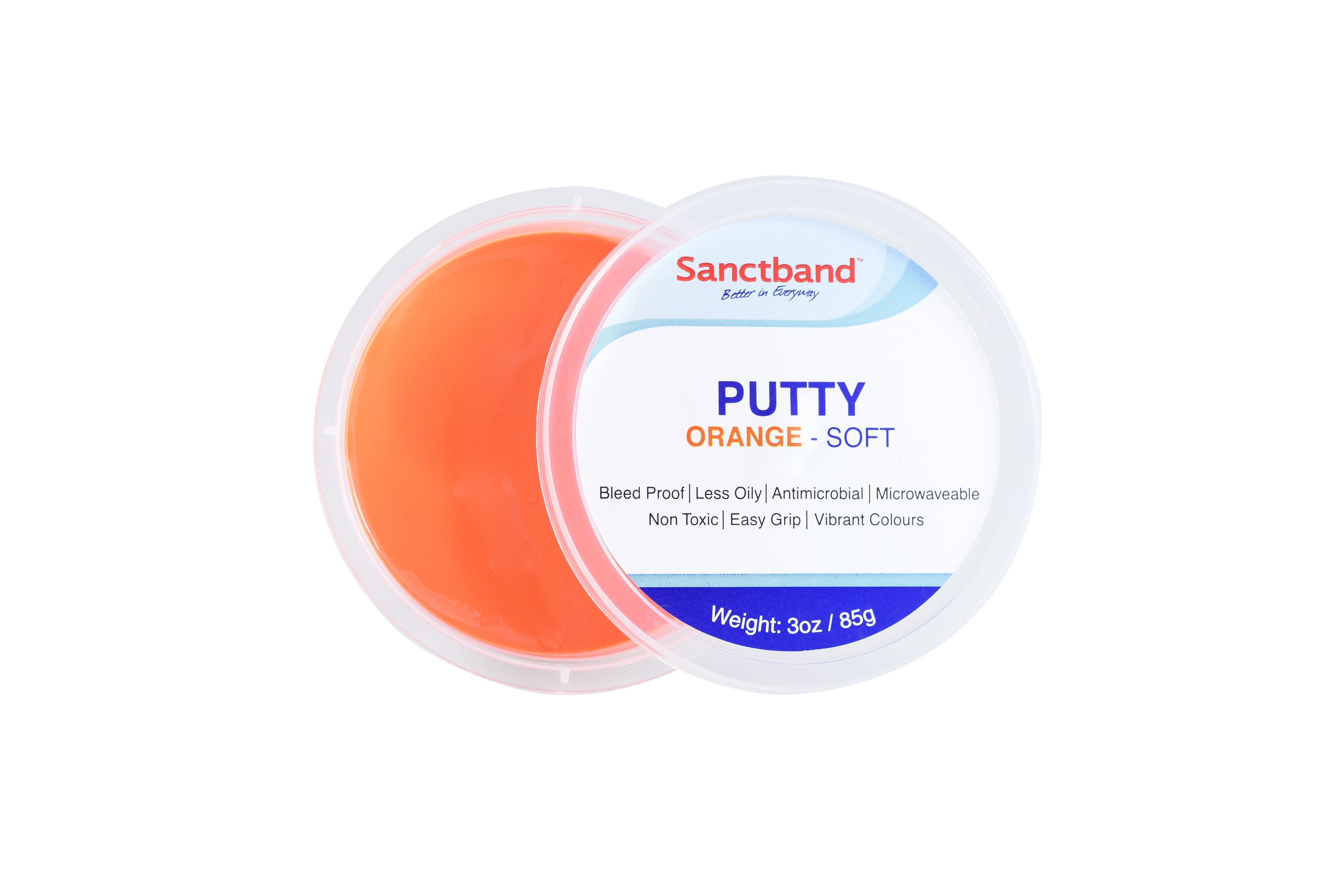 Sanctband Therapie-Knetmasse | Orange - leicht | 85 g