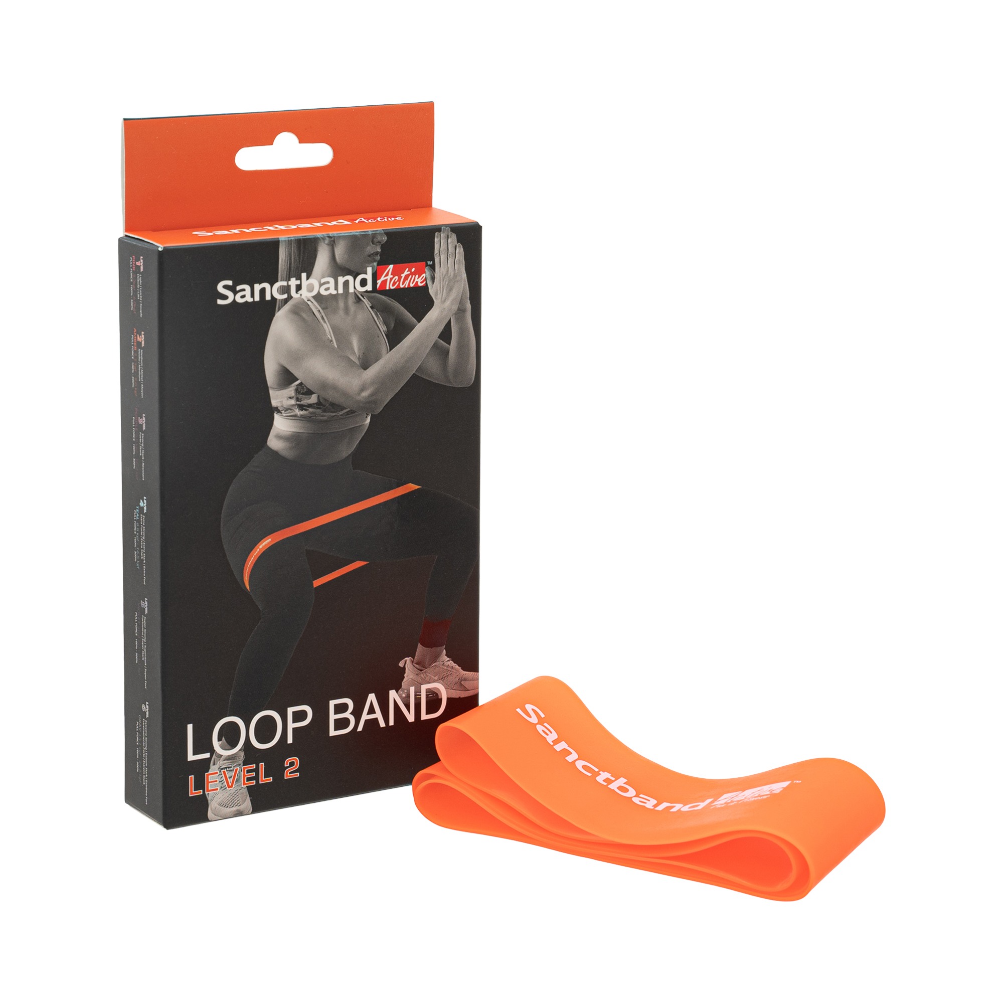 Sanctband Active Loop Fitnessband | Bernstein - mittel | 66 cm Umfang