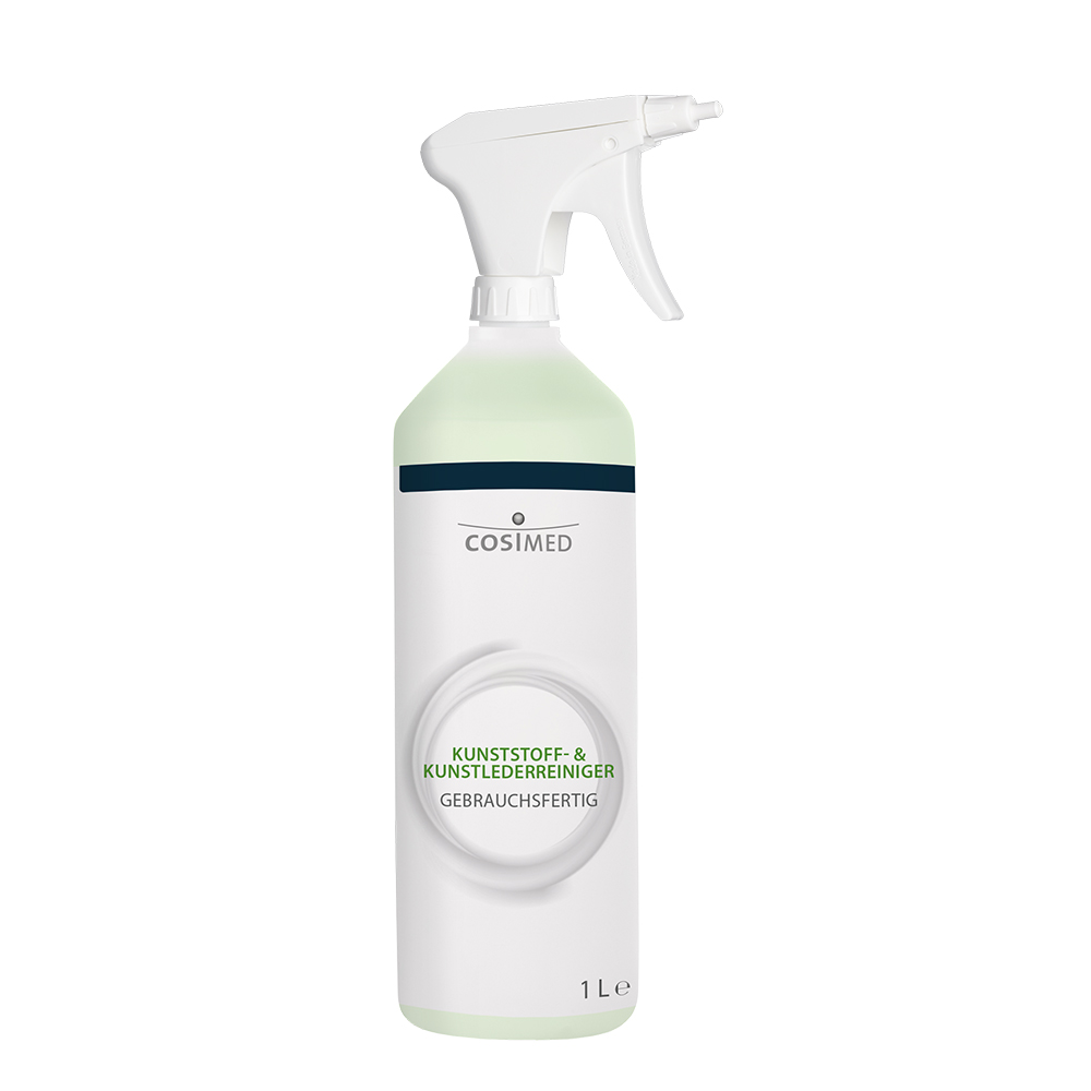 cosiMed Kunststoff- & Kunstlederreiniger 1 Liter Sprühflasche